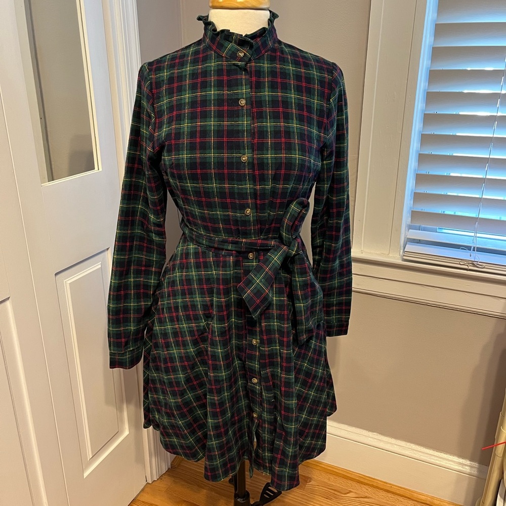 Kiel James Patrick Cozy Cabin Flannel Dress NWOT